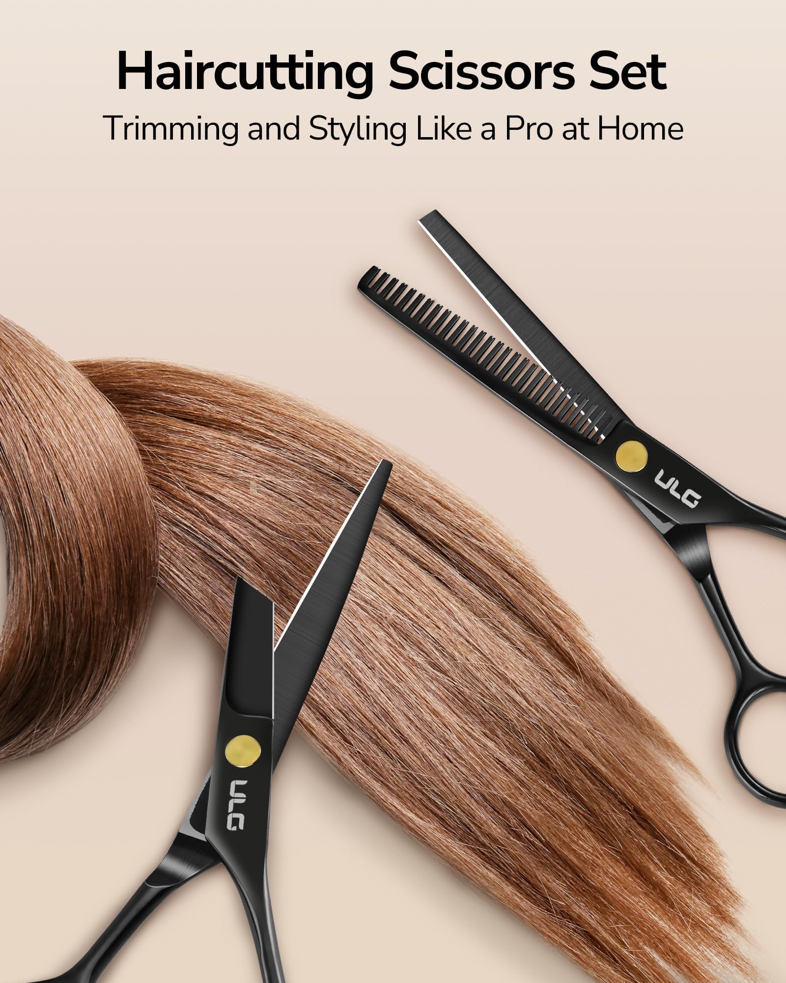 ULG off-set ergonomic grip reduces wrist strain during styling.
