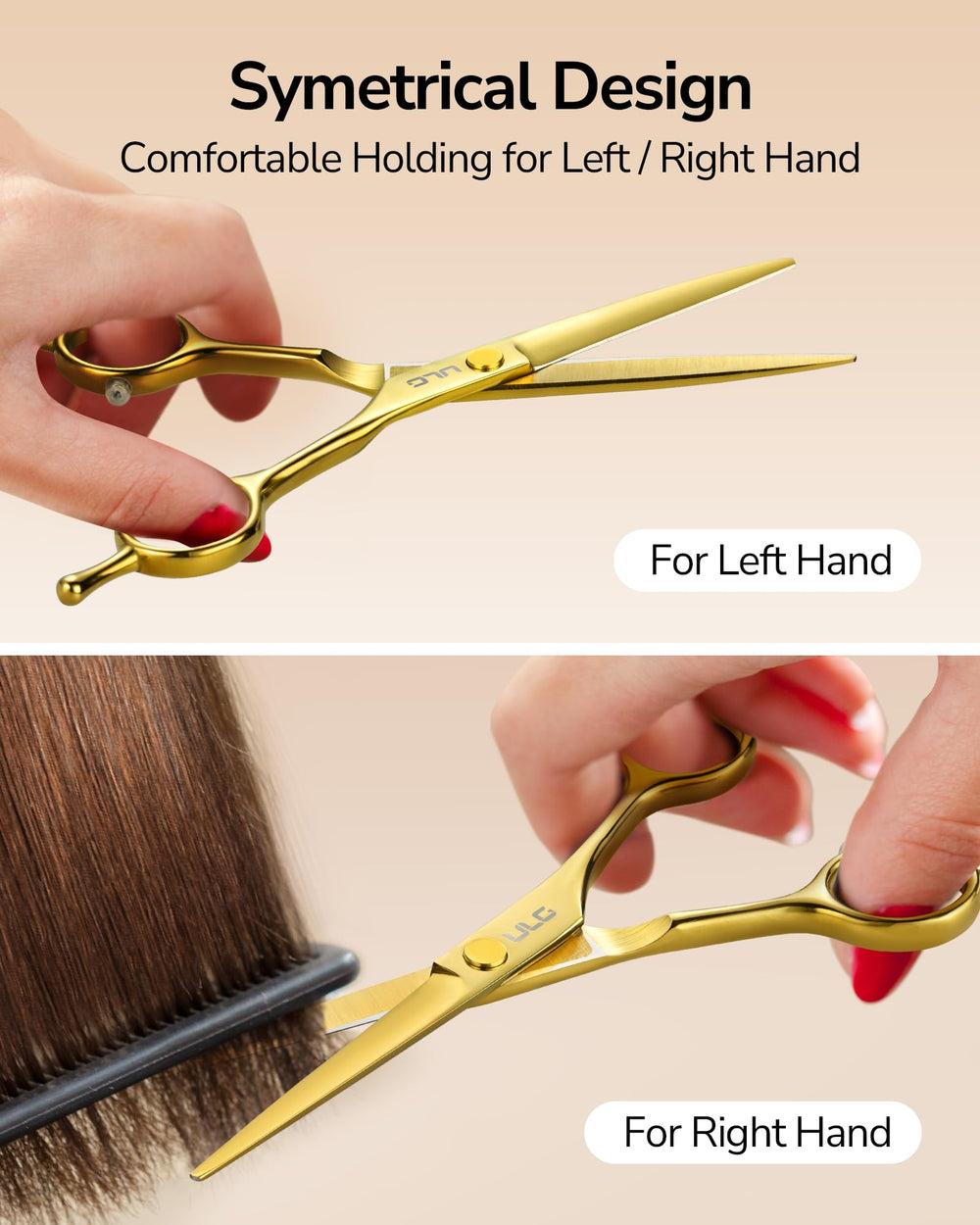 ULG lightweight balance reduces wrist strain during extended haircut sessions.