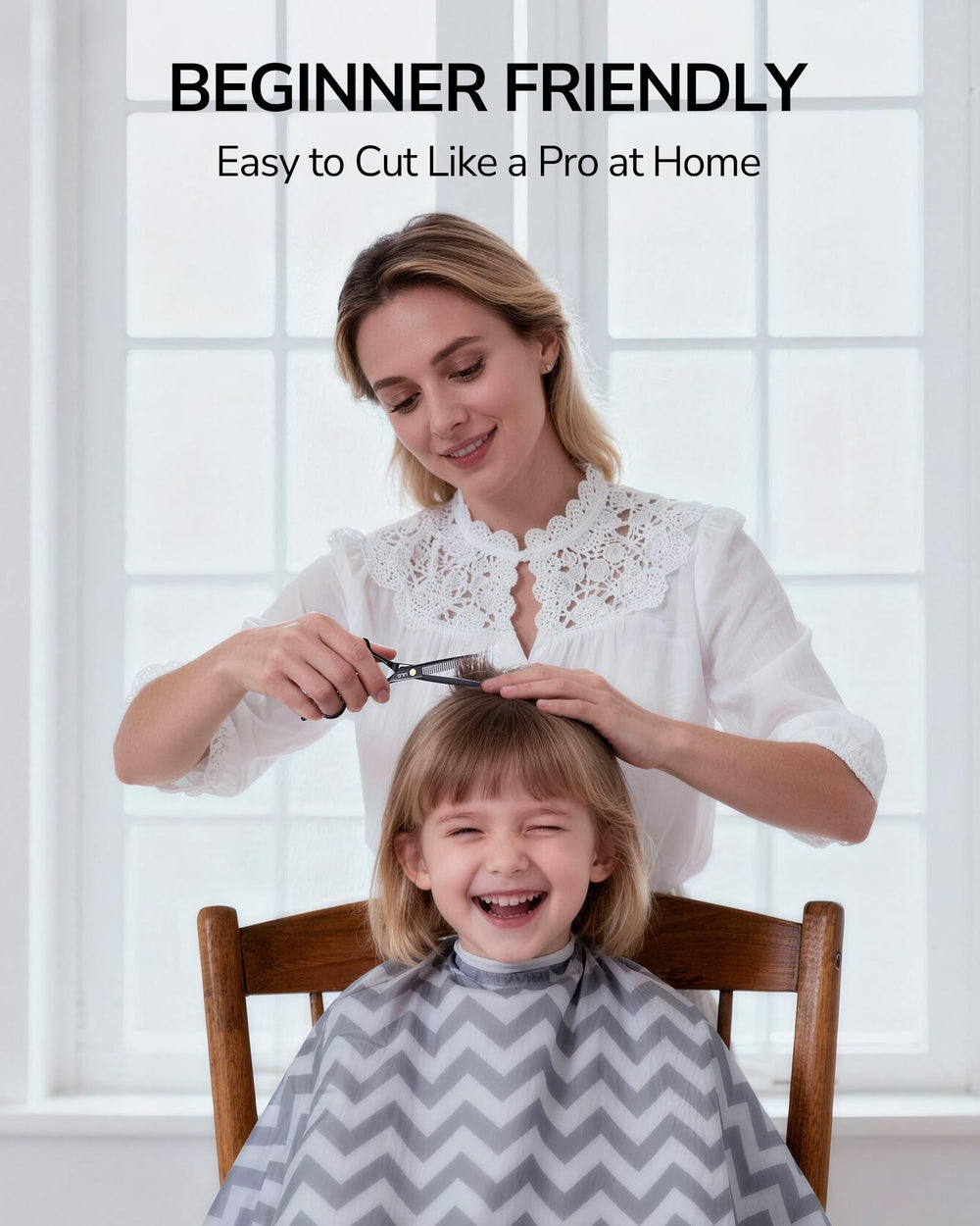 ULG thinning shears versatile for hair, beard, and pet grooming.