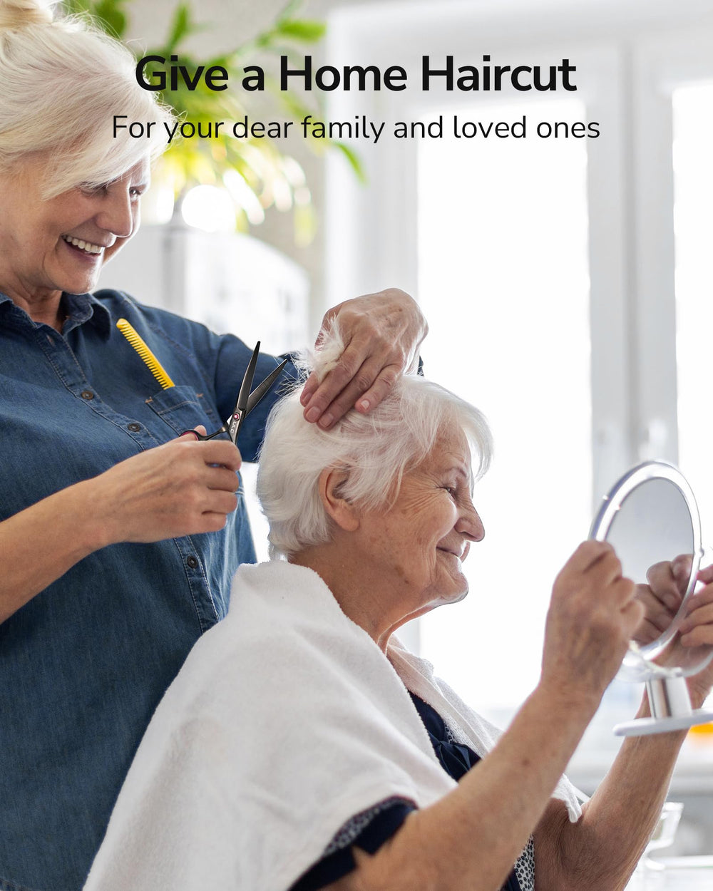 ULG versatile scissors suit men, women, elderly, children, and babies.