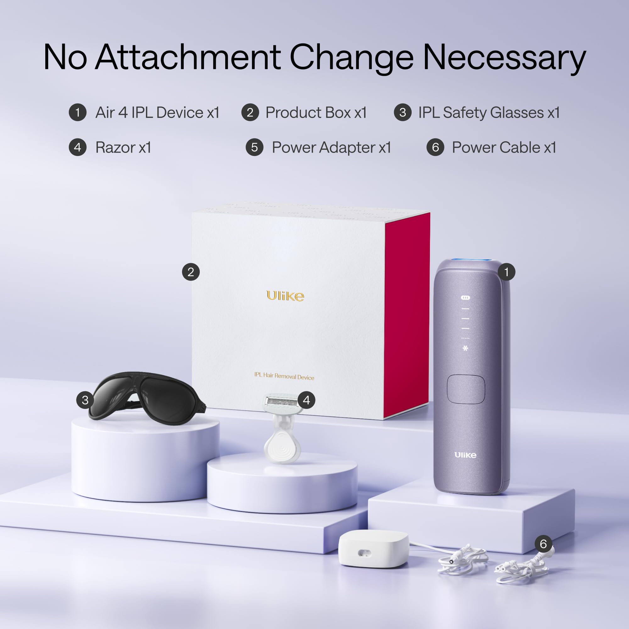 Ulike Air 4 IPL dermatologist-recommended device for safe body and facial use