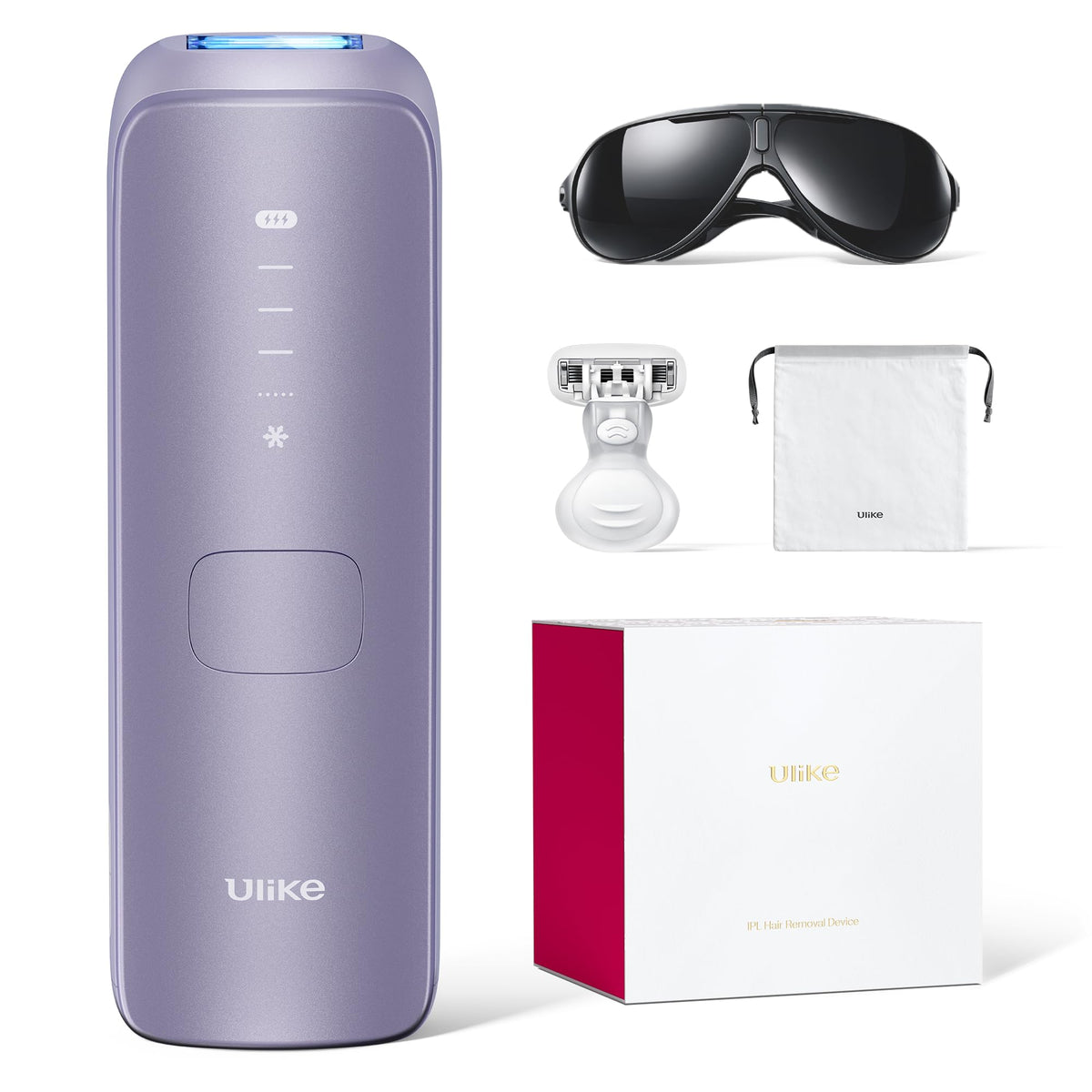 Ulike Air 4 IPL device front view for convenient at-home hair reduction