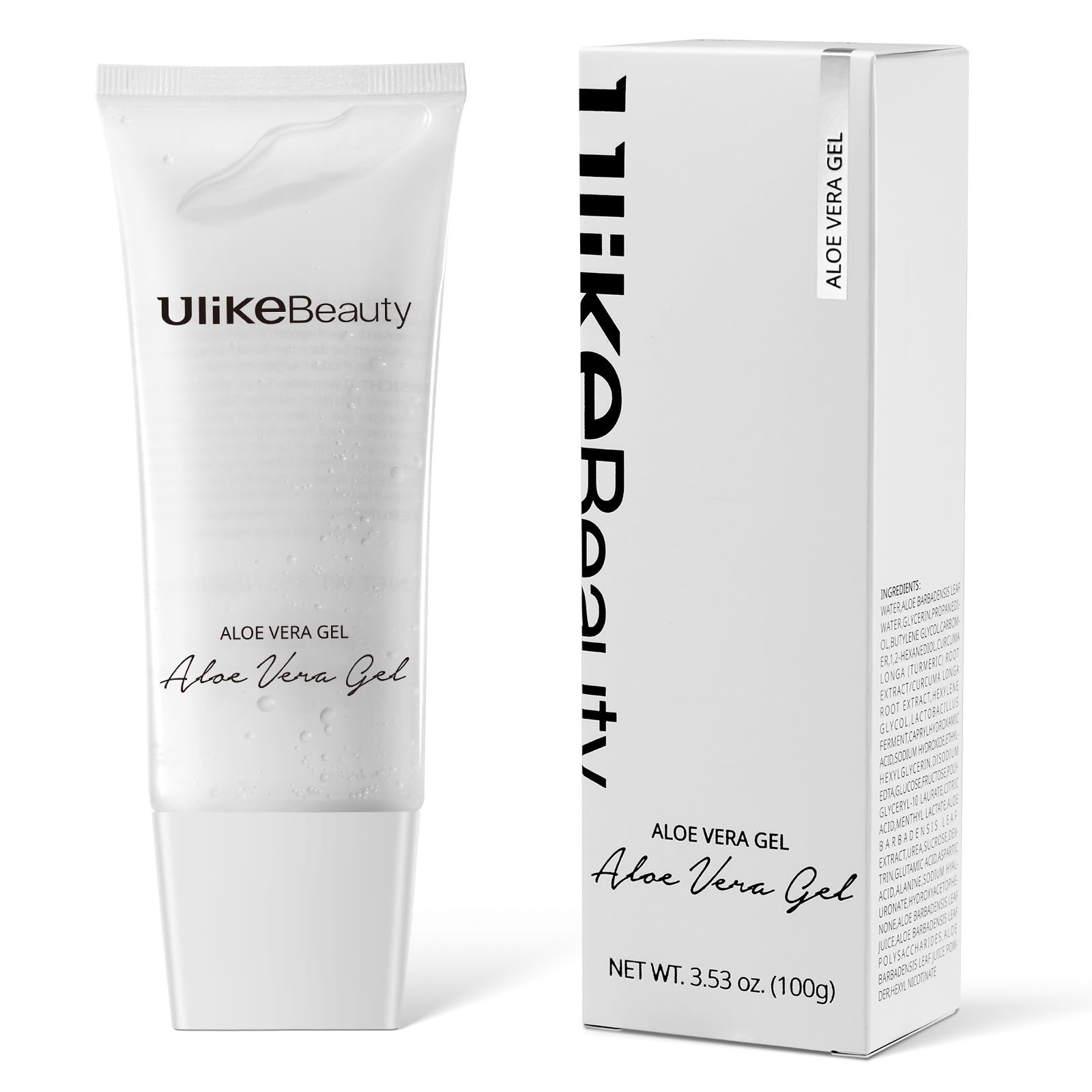 Ulikebeauty Vera Gel post-treatment soothing for skin after hair removal.