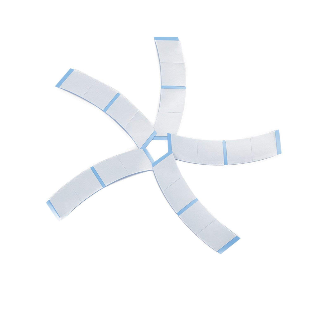 Closeup of Ultra Hold Minis Tape Tabs showing strong adhesive.