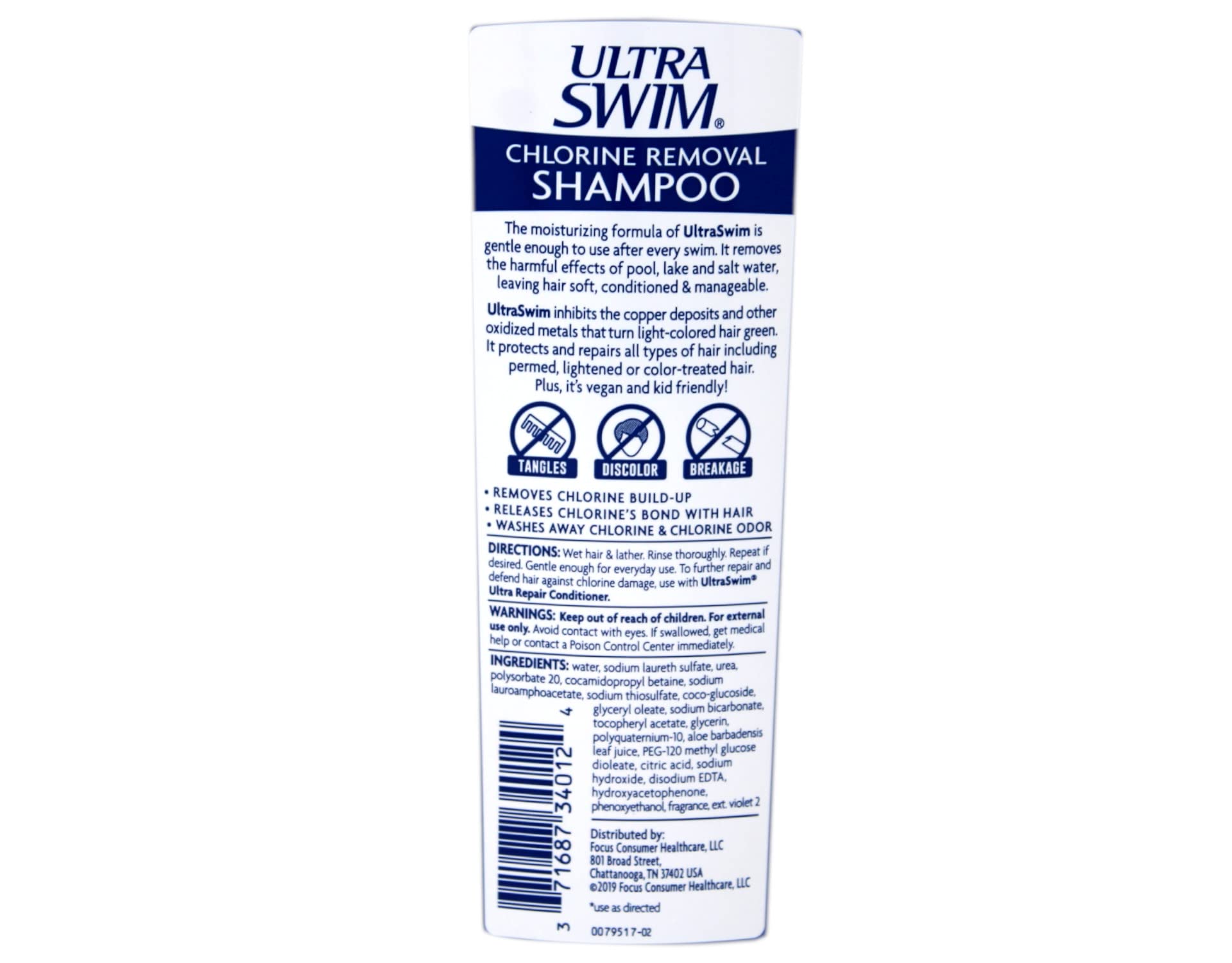 UltraSwim chlorine removal shampoo pack shows value for families