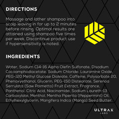 Ultrax Labs Hair Surge pump dispenses for daily use.