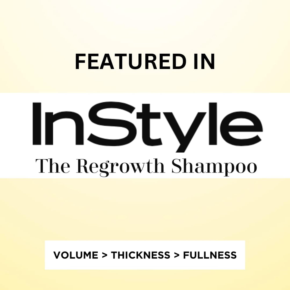 Ultrax Labs Hair Surge ingredients close-up featuring Niacin and Peppermint Oil.