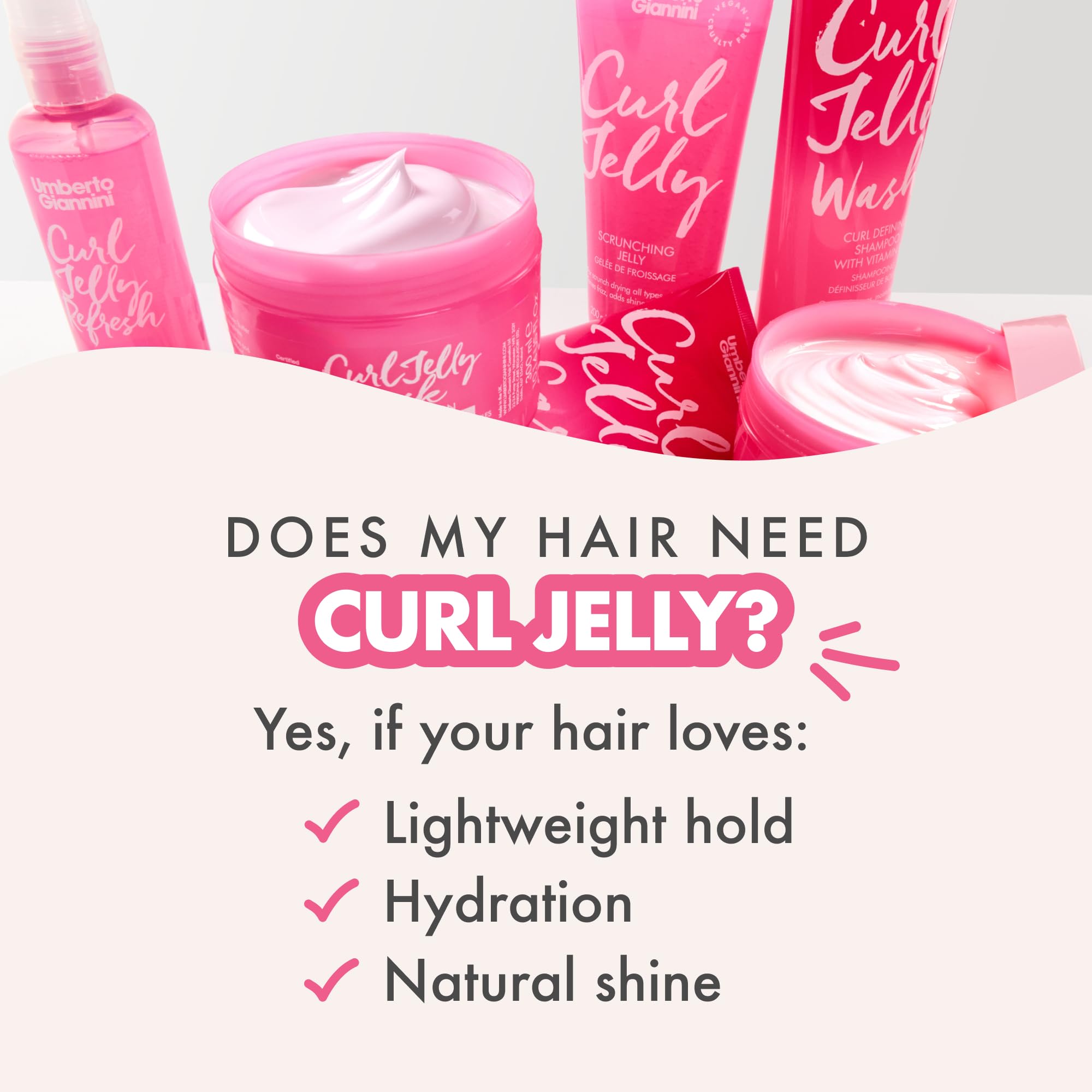 Umberto Giannini Creme De Curl Control Cream, aplicación manual para definir rizos.