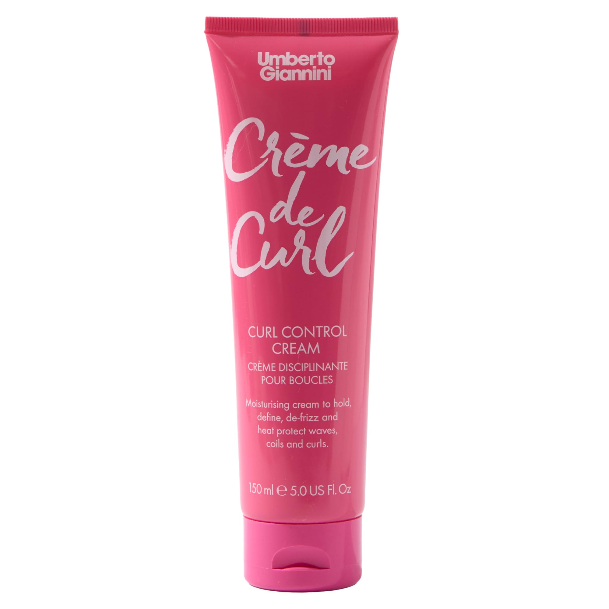 Umberto Giannini Creme De Curl Control Cream, envase de 150 ml para rizos definidos.