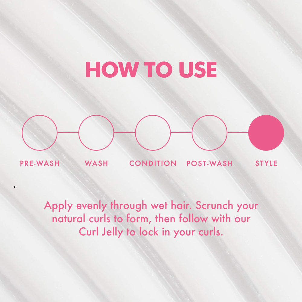 Umberto Giannini Creme De Curl Control Cream, protege el cabello del calor durante el peinado.