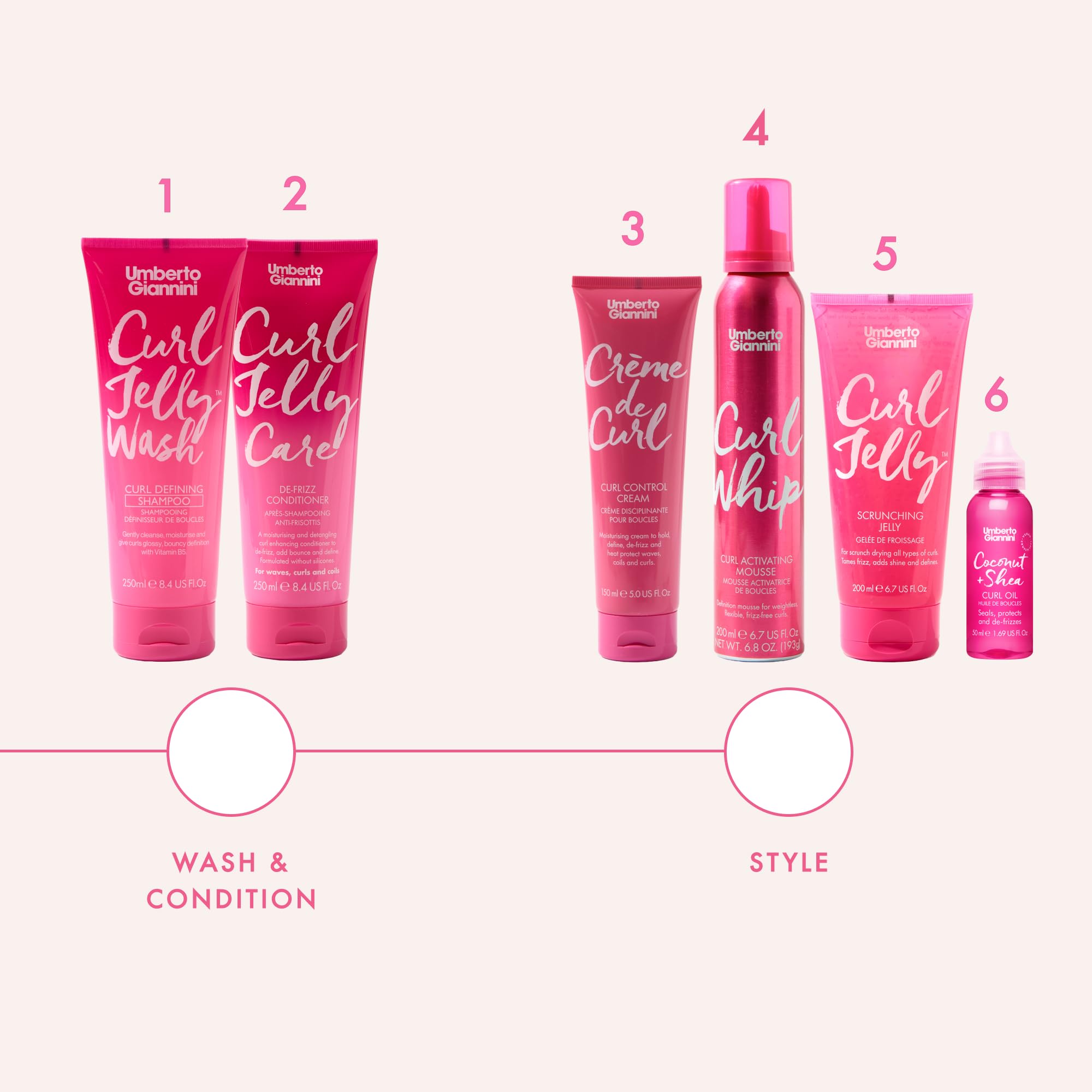 Umberto Giannini Creme De Curl Control Cream, apto para rizos, ondas y afro.