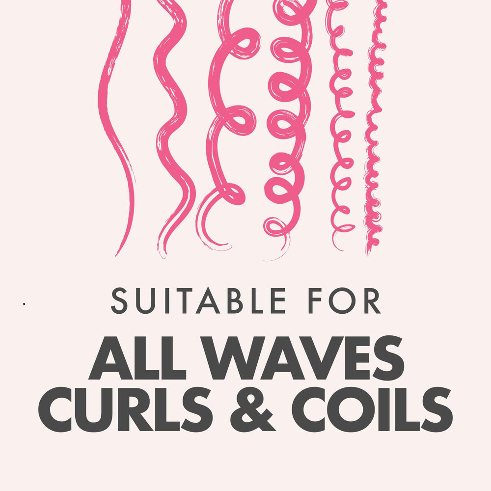 Umberto Giannini Curl Creme ends-application shows smooth coverage on mid-lengths to ends.