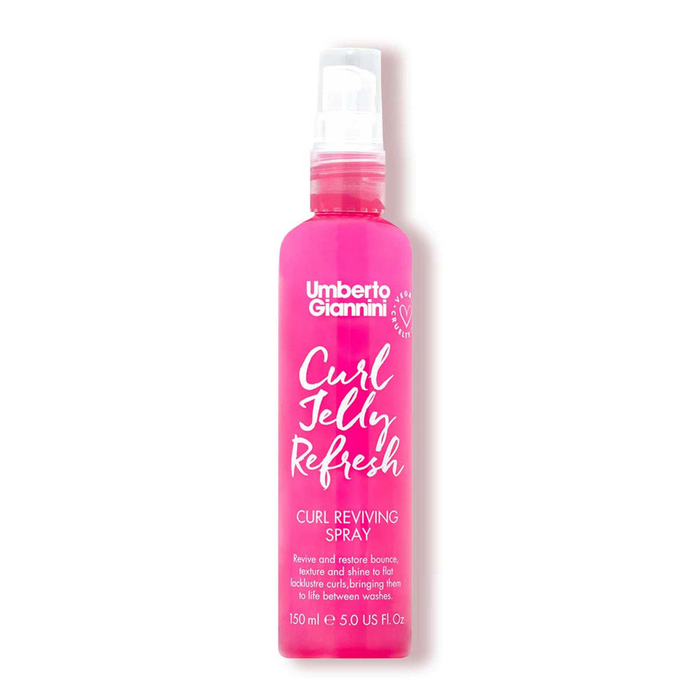 Umberto Giannini Curl Jelly Refresh, botella de 150 ml, aporta brillo y controla el frizz