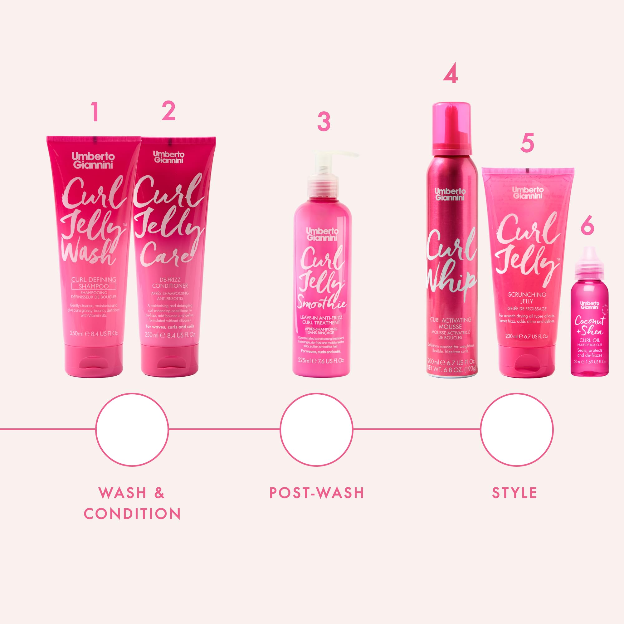 Umberto Giannini Curl Jelly Refresh, uso diario para refrescar rizos entre lavados