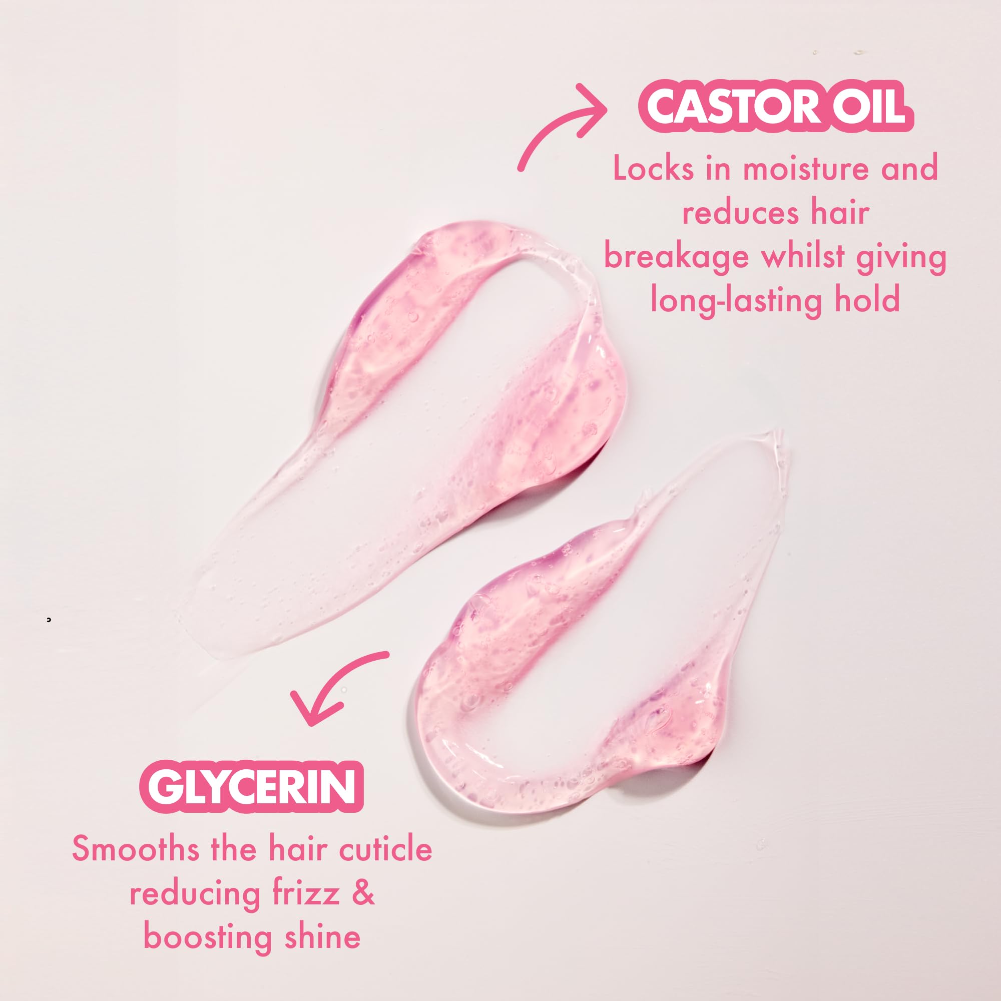 Umberto Giannini Curl Jelly Scrunching Vanilla model curls showing definition