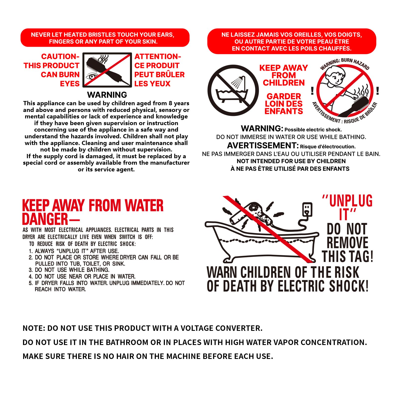 ALCI/ETL safety-compliant plug noted for safe US use.
