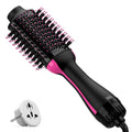 Umeely Dual Voltage Hair Dryer Brush - 110-120V/220-240V, Ionic Anti-Frizz, 1-Step Dry & Style