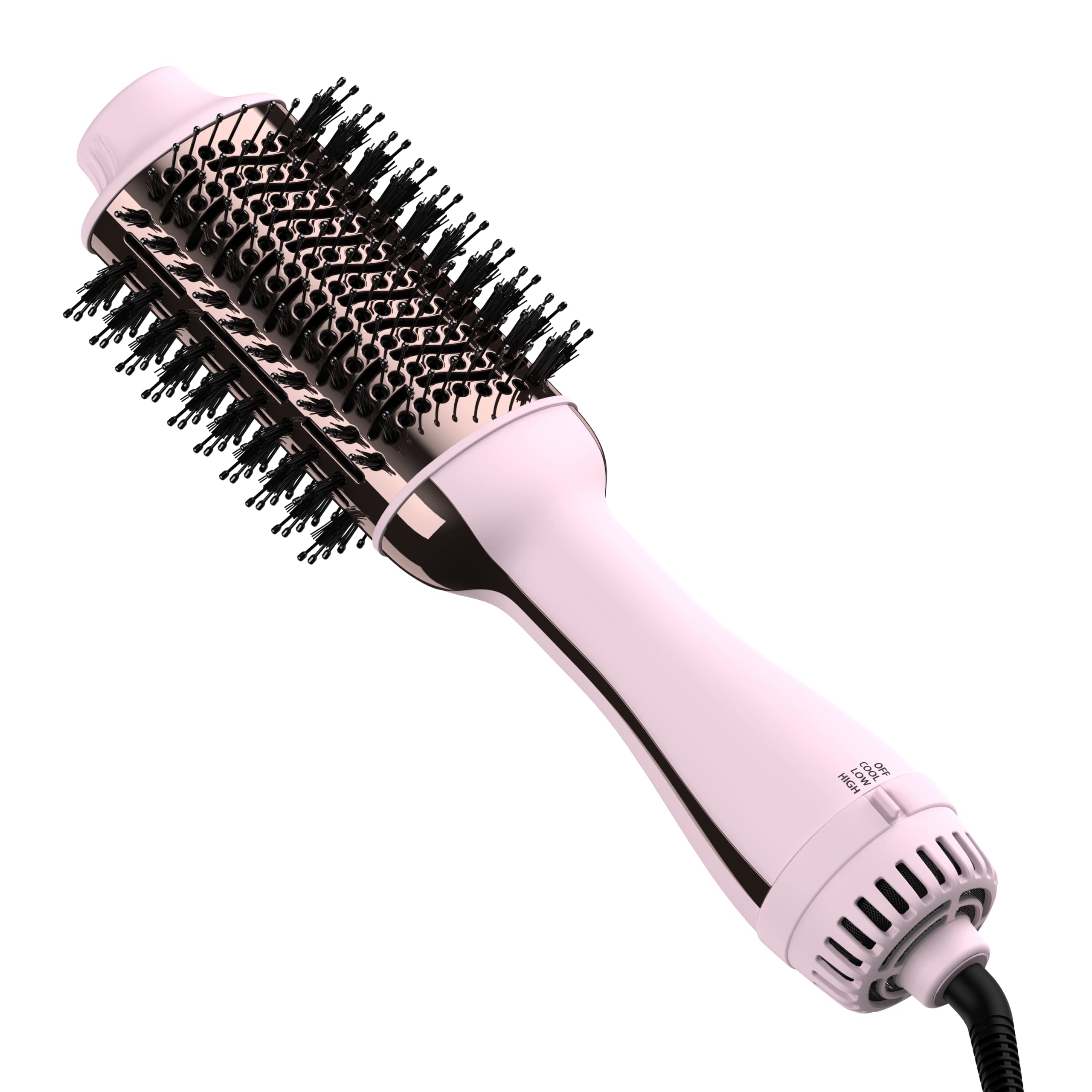 Umeely hair dryer brush with oval barrel for smooth, frizz-free styling.
