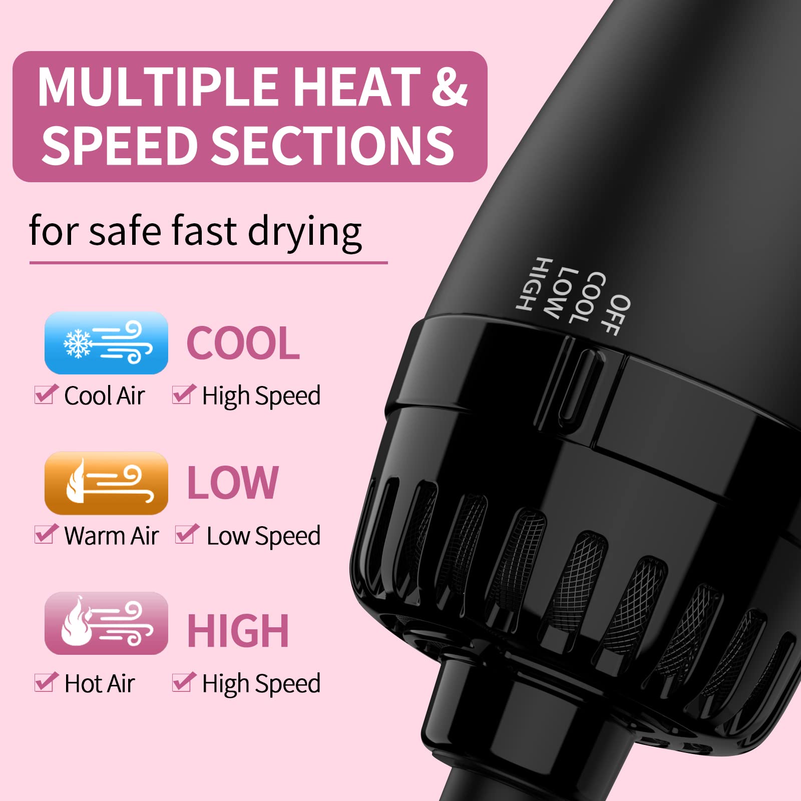 Umeely bristles prevent tangles and boost shine during styling