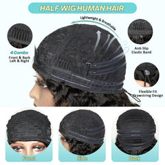 Close-up of UMEGIRL Burmese human hair texture for authentic curls