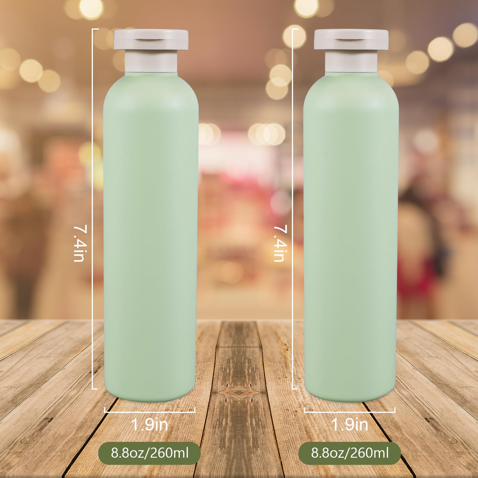 UMETASS leak-proof cap design keeps lotions secure during trips.