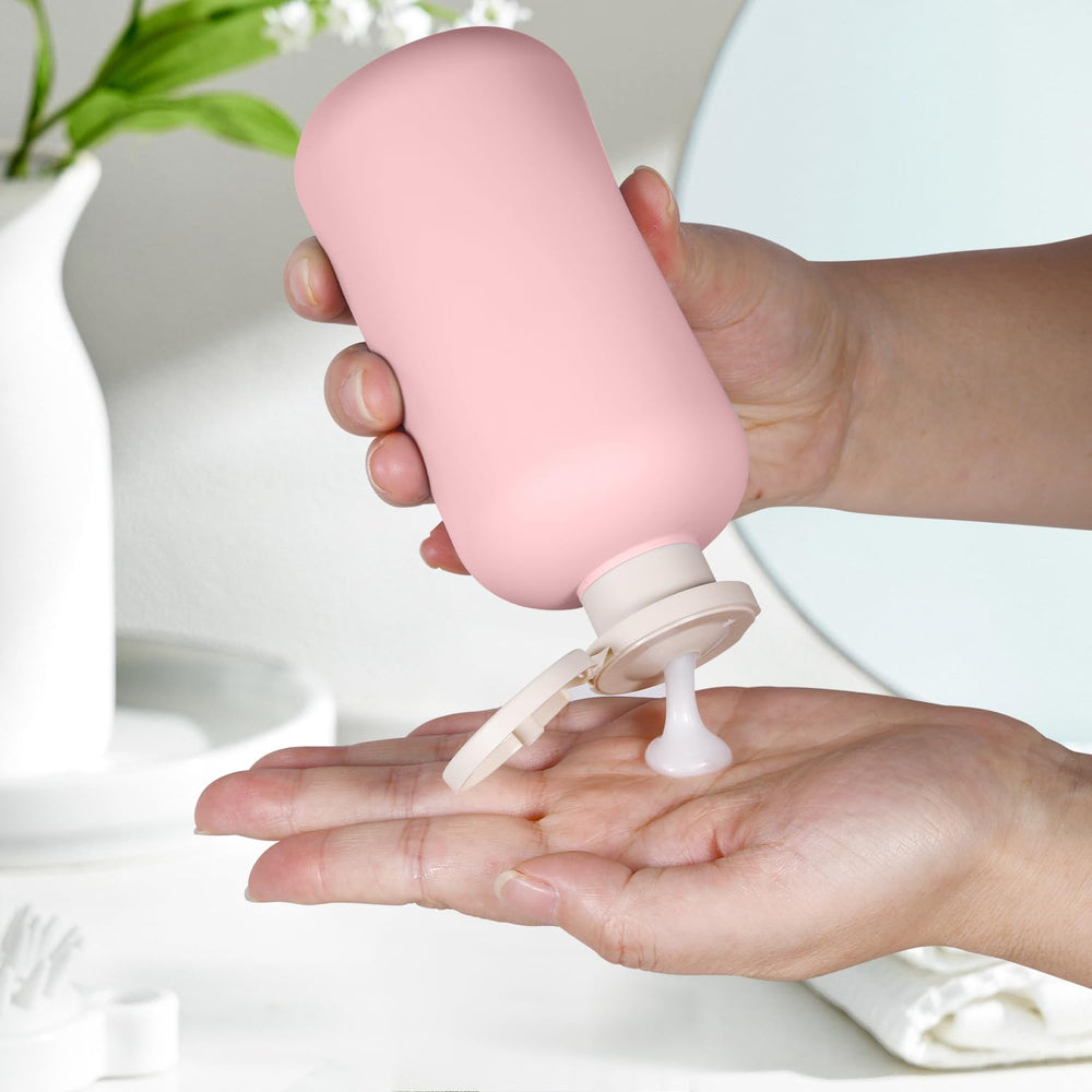 UMETASS multi-use squeeze bottle for shampoo, conditioner, or body wash.