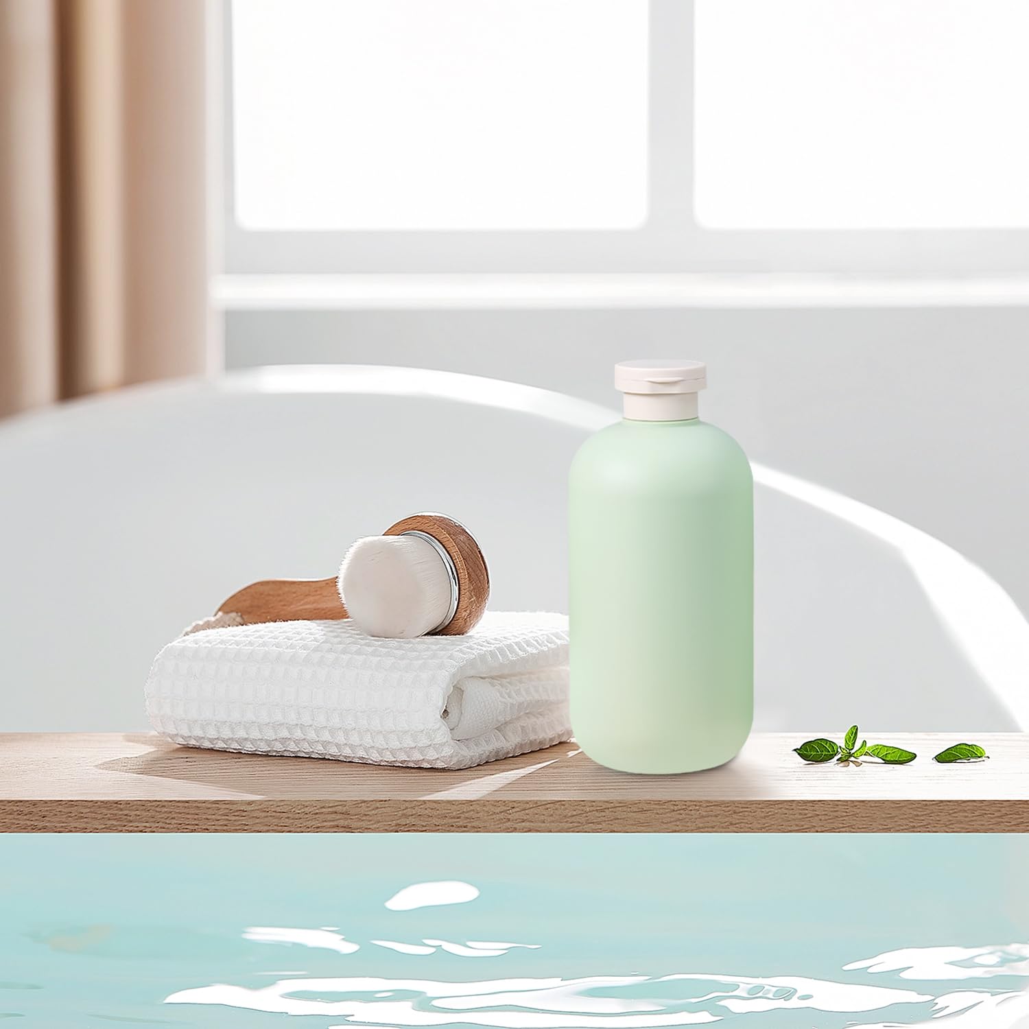 UMETASS compact bottles ideal for shampoos, conditioners, and lotions while traveling
