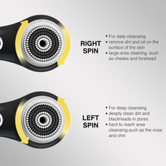 UMICKOO face scrubber featuring 3 modes for gentle daily care and deeper cleansing.
