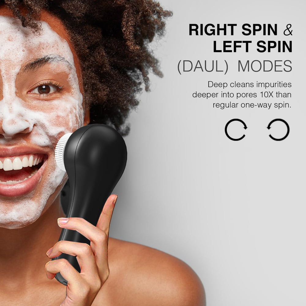 UMICKOO interchangeable brush heads for daily cleansing, exfoliation, and deep cleaning.