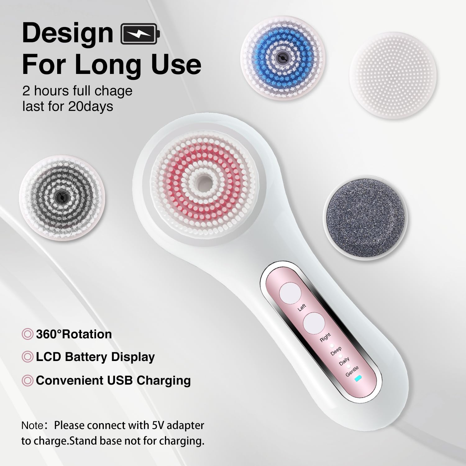 Umickoo rechargeable battery with long life between charges.