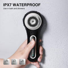 UMICKOO soft silicone head provides a gentle touch for sensitive or dry skin.