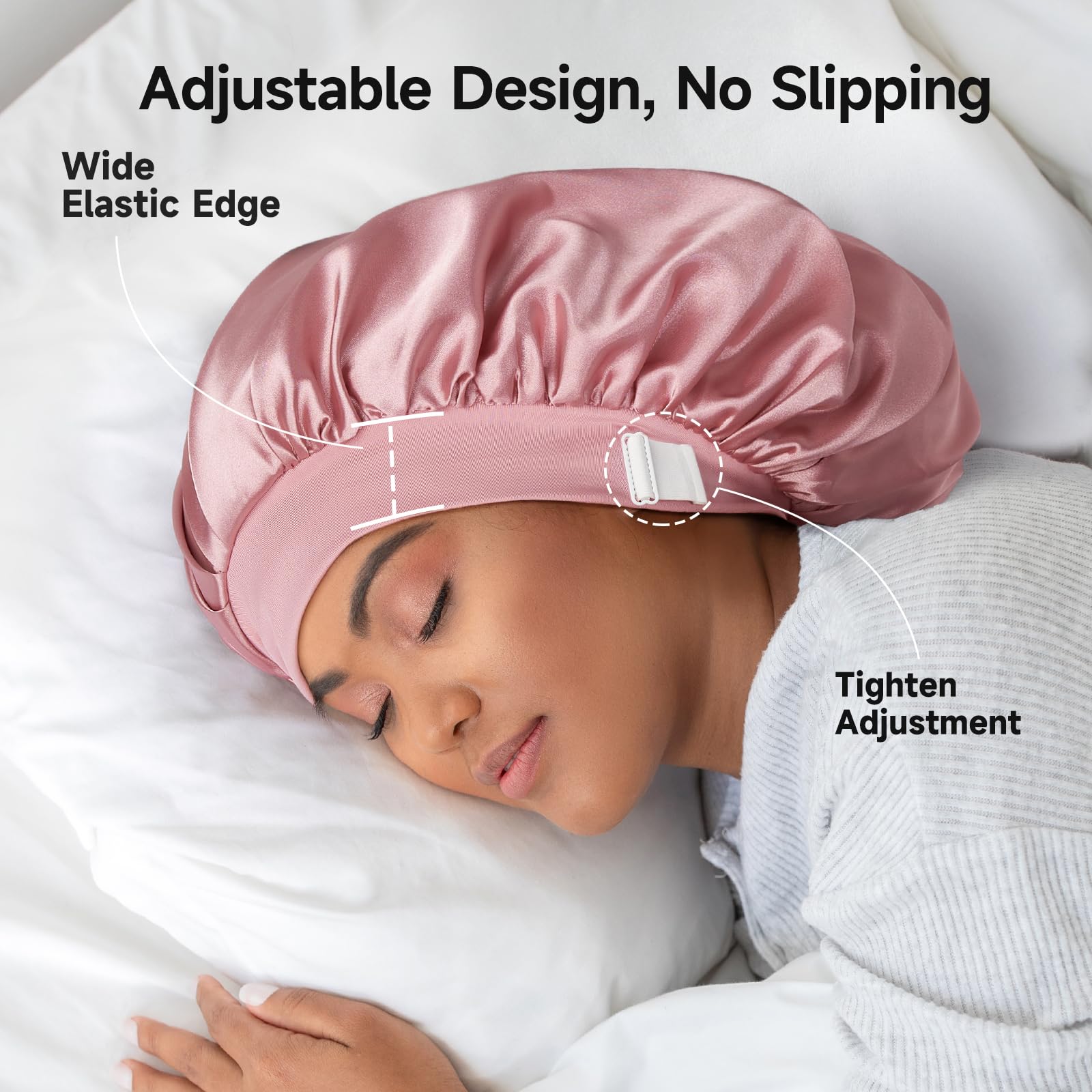 Tamaño grande de Umisleep para cabello largo y rizado.