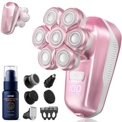 Umither 7D magnetic floating heads glide smoothly for head, face, and body shaving
