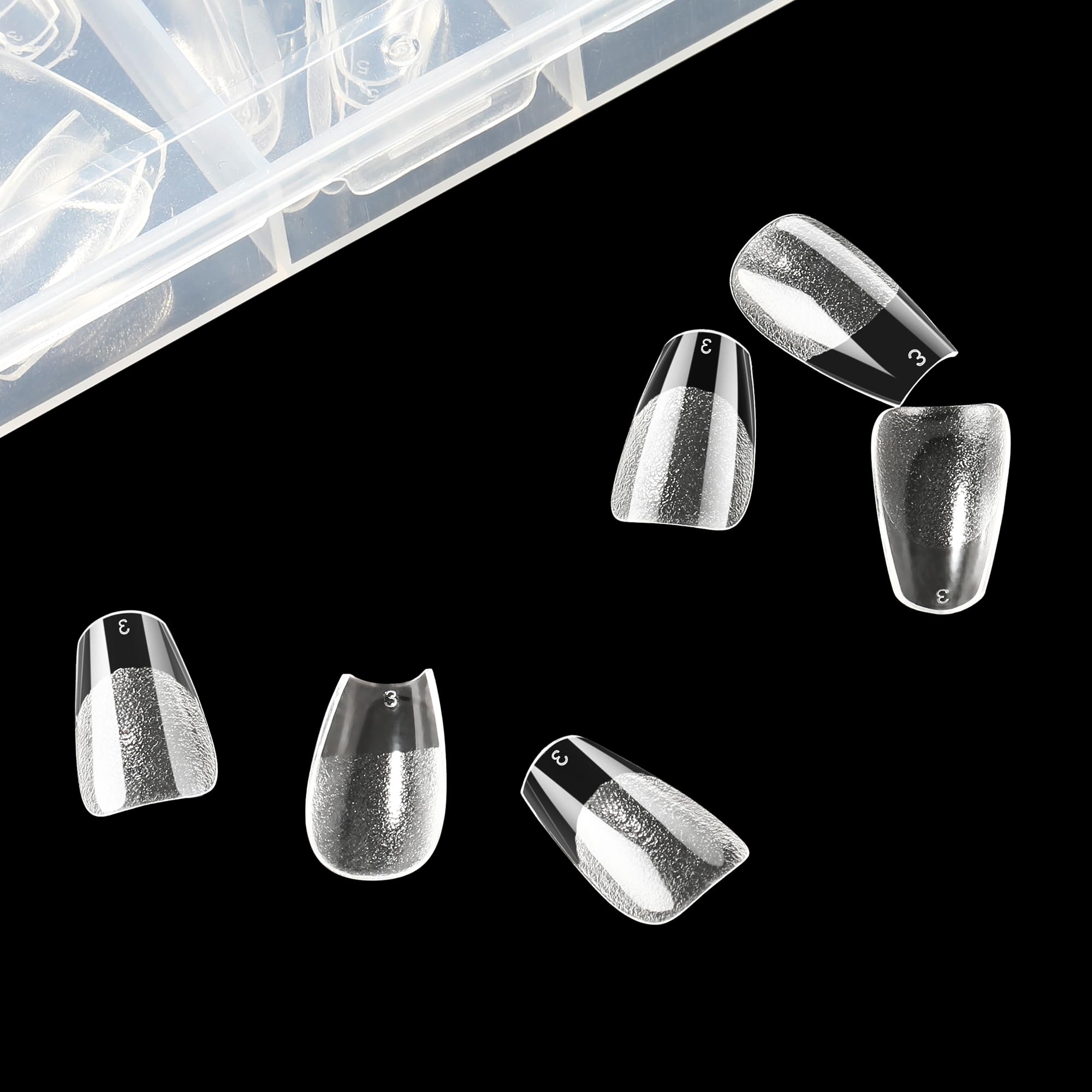 UNA GELLA 312pcs package of nail tips for DIY projects