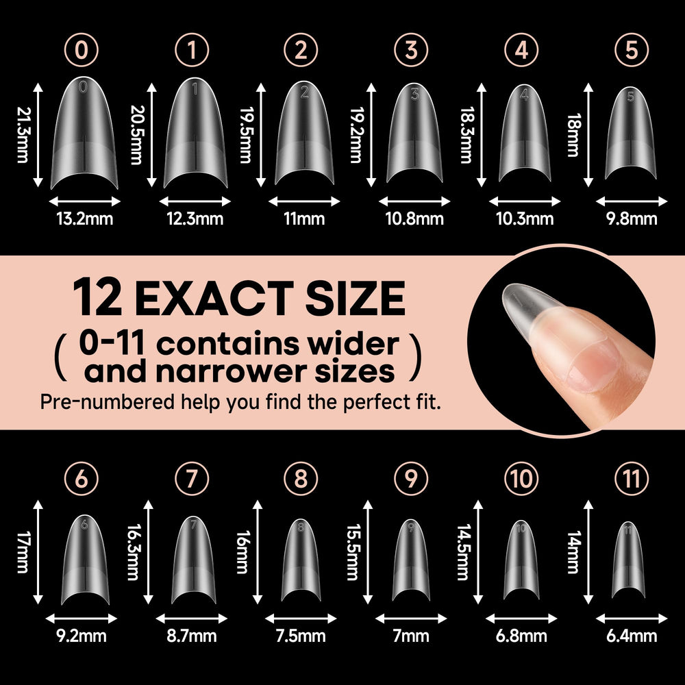 UNA GELLA 504-pcs pack for versatile professional nail art options