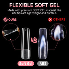 UNA GELLA extension uñas para DIY facil de modelar y pegar.