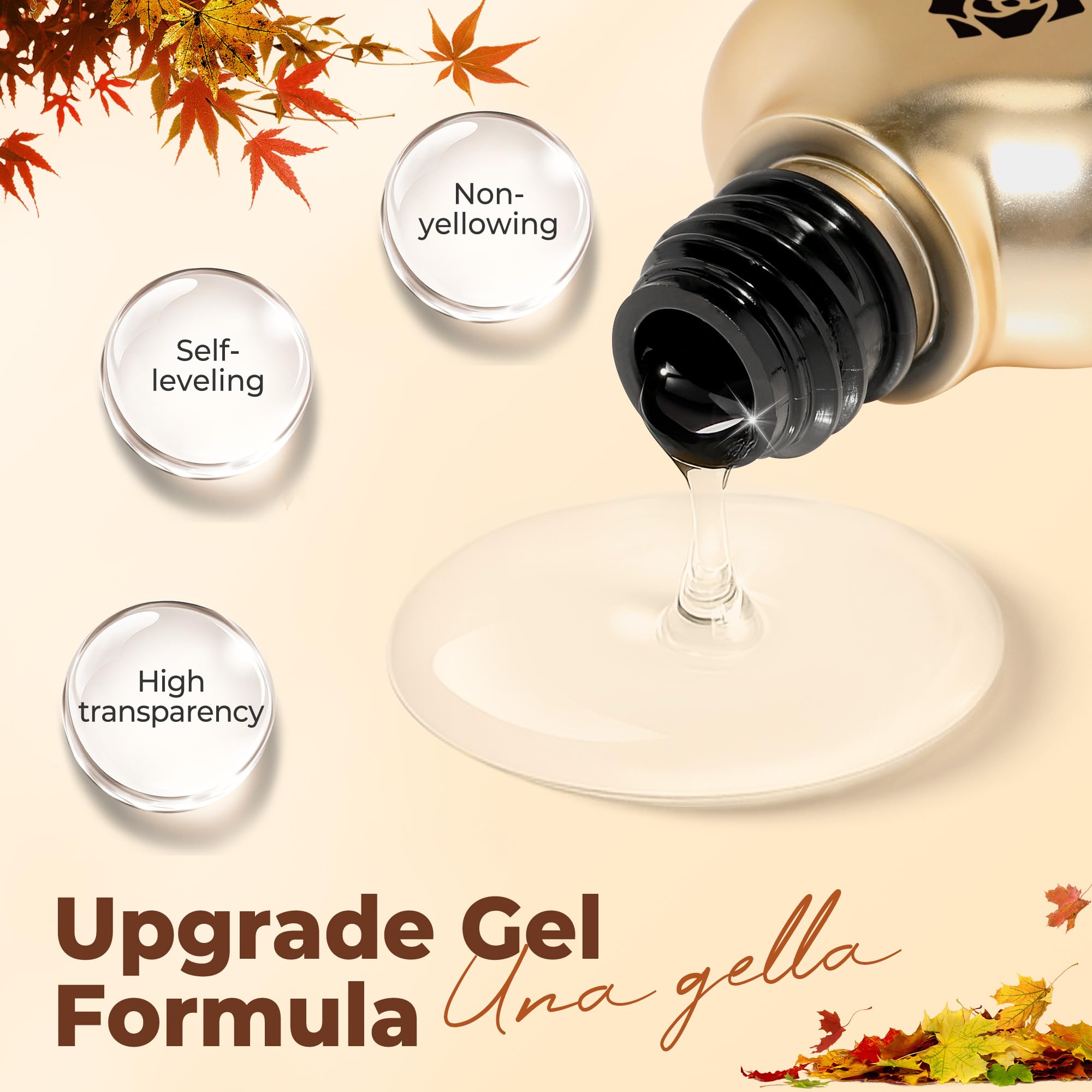 UNA GELLA Blooming Gel presenta diseño floral nítido y duradero.