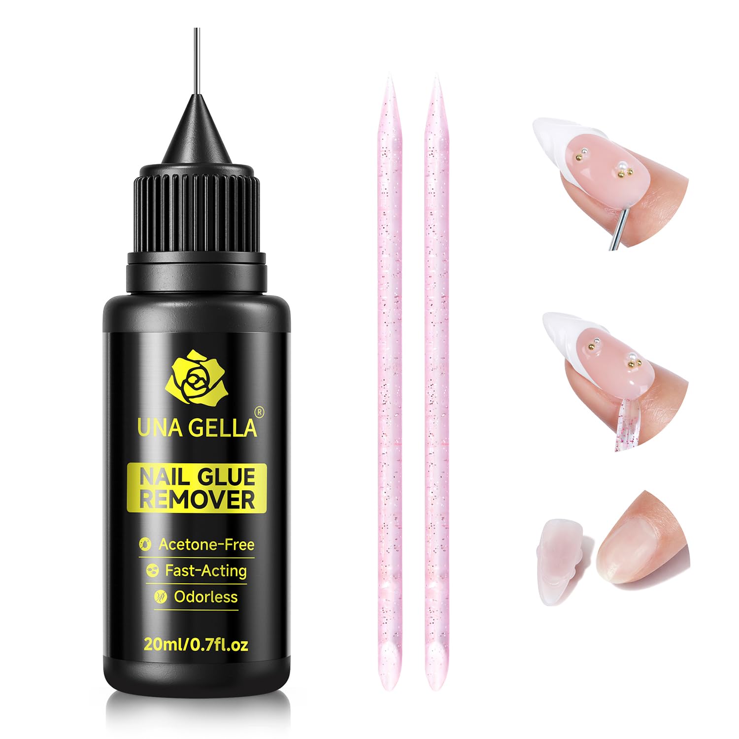 UNA GELLA botella de 20 ml con aplicación fácil