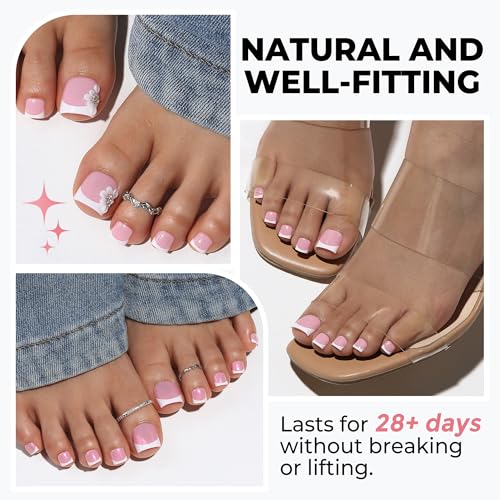 UNA GELLA conjunto pedicure DIY para uso en casa.