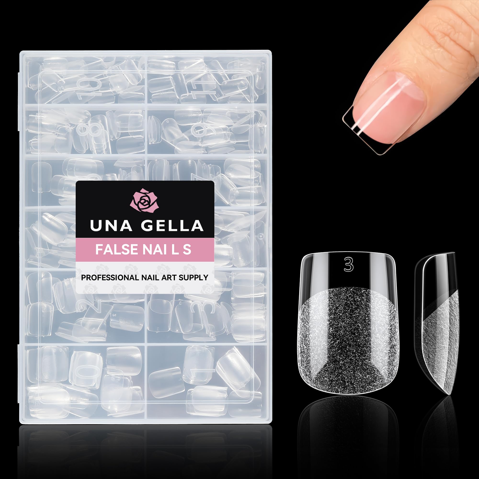 UNA GELLA DIY nail extension tips for home use