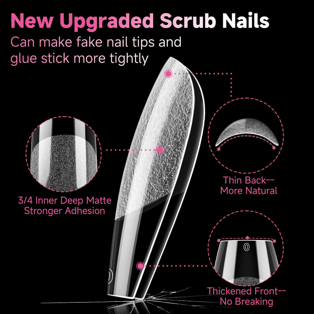 UNA GELLA durable front edge resists bending for lasting manicures
