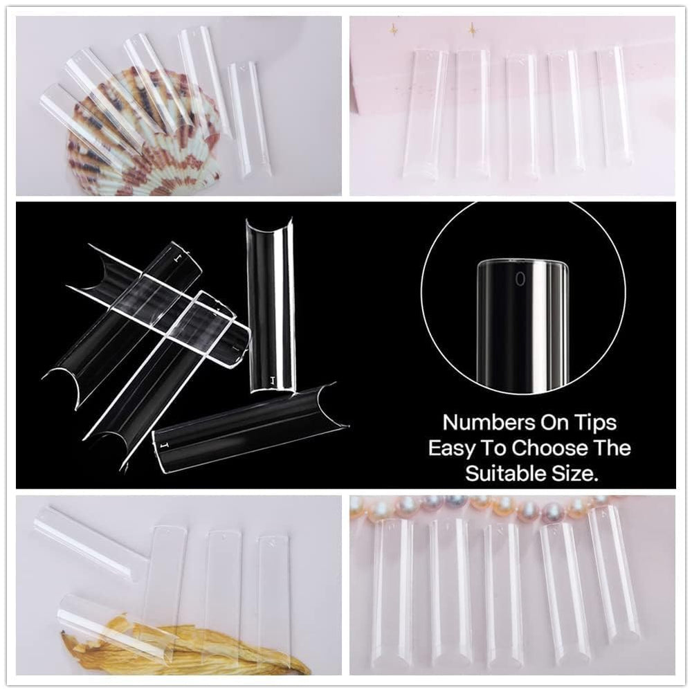 UNA GELLA estilo francés, ideal para arte de uñas claro.