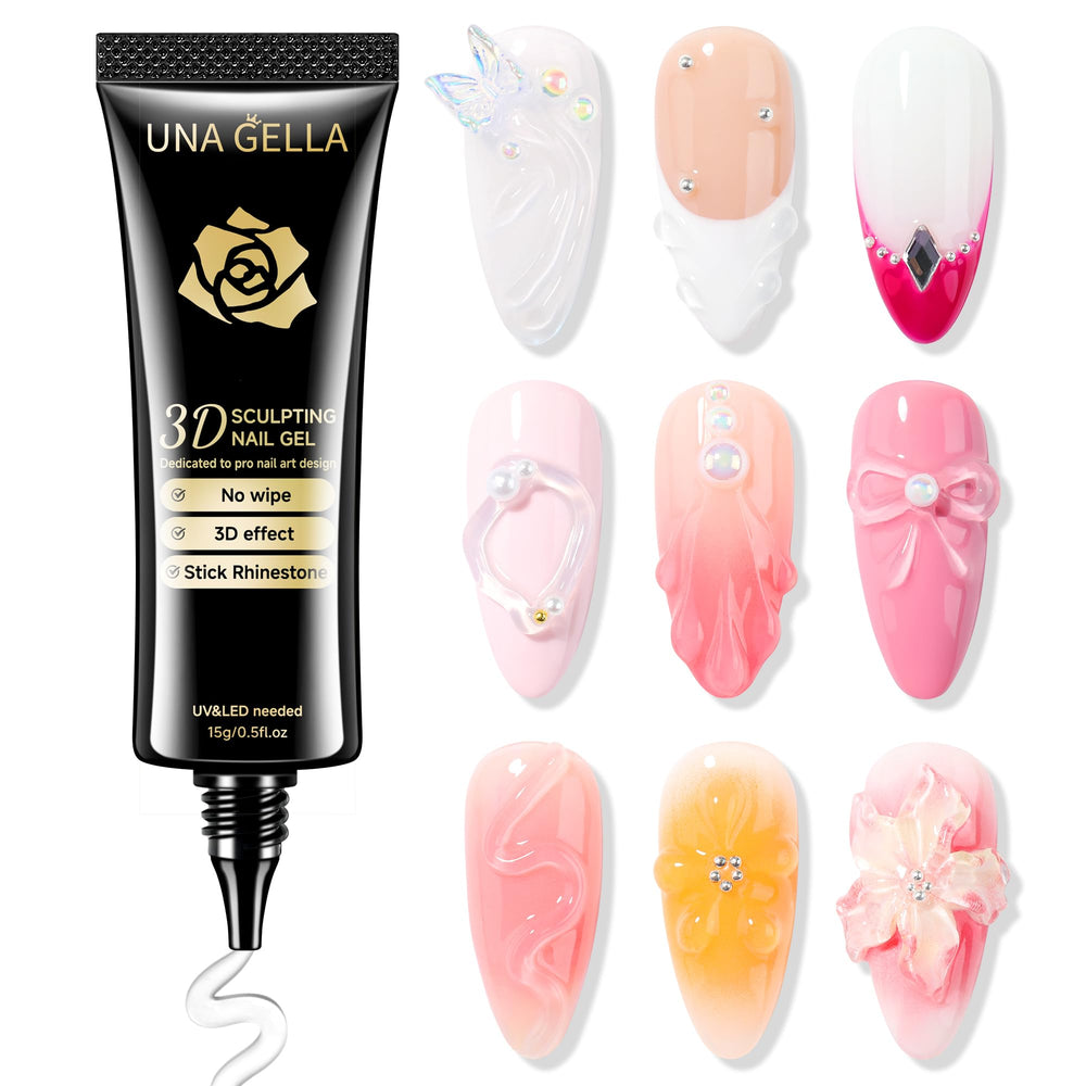 UNA GELLA regalo perfecto para manualidades de uñas y fiestas.