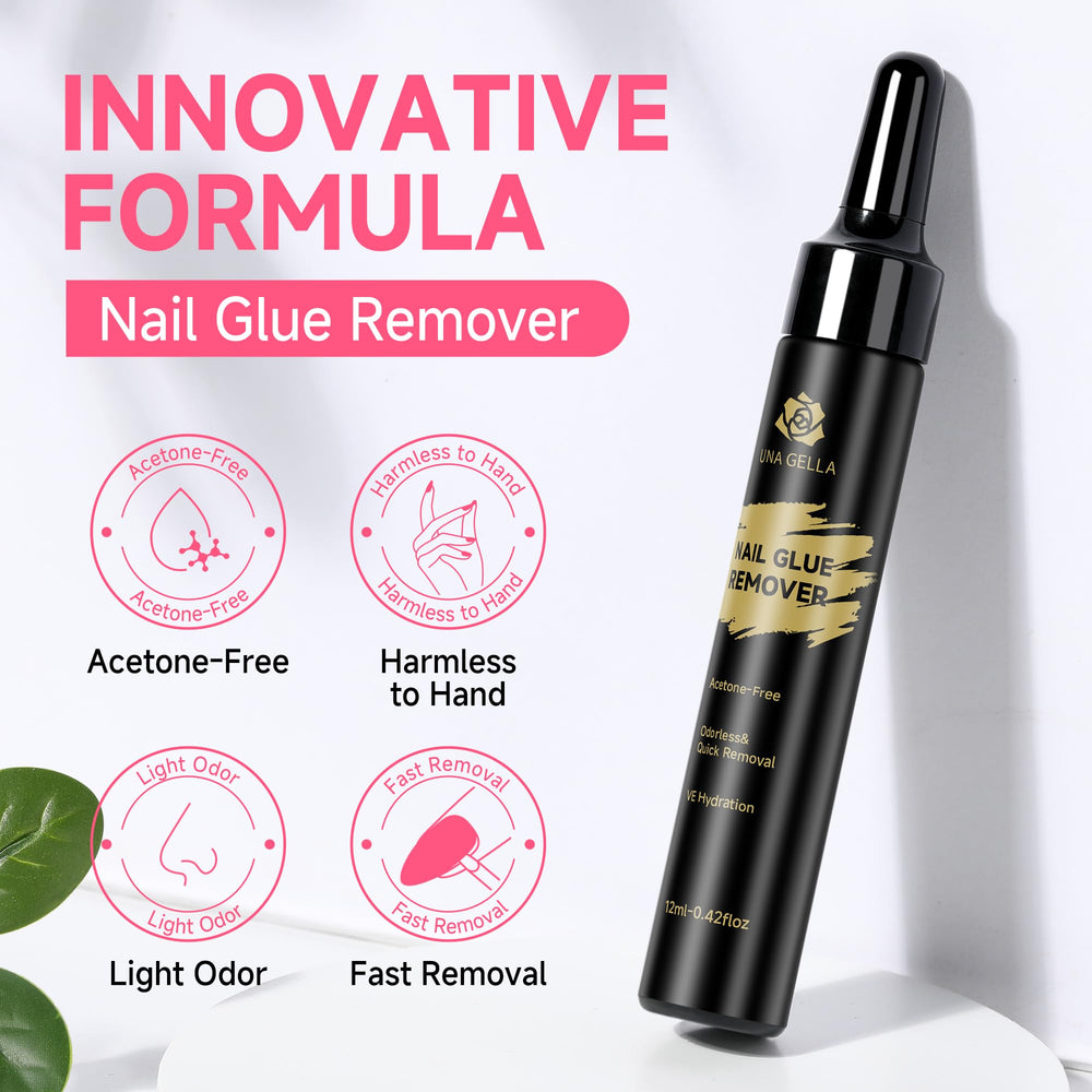 UNA GELLA remover in action with watery texture for quick lift