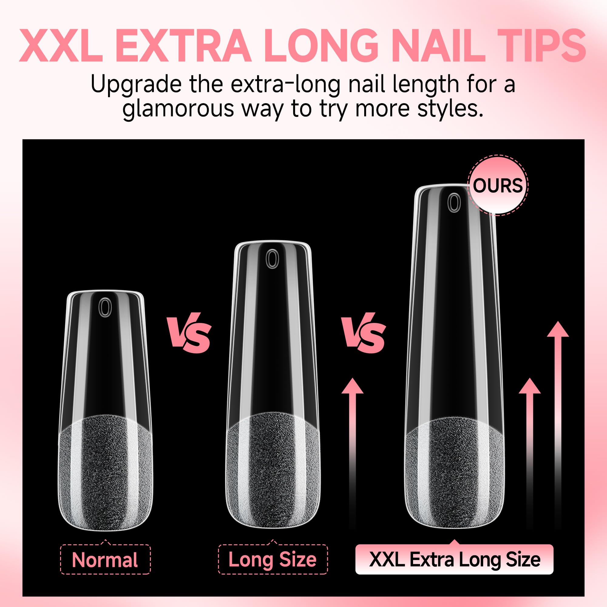 UNA GELLA kit 216 piezas para crear uñas de salón en casa.