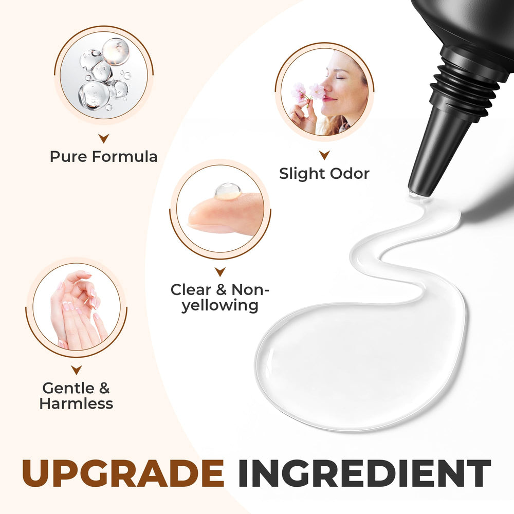 UNA GELLA low-odor formula promotes comfortable wear and skin safety