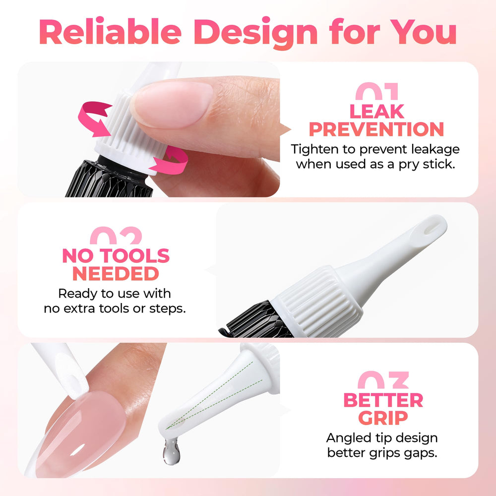 UNA GELLA acetone-free formula with Vitamin E helps nourish nails after removal.
