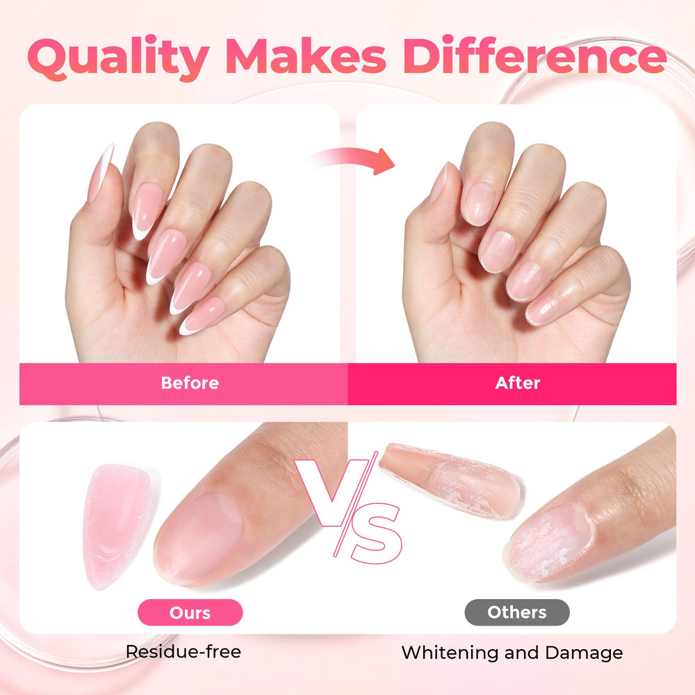 UNA GELLA Nail Glue Remover precise dispense supports easy edge lifting.