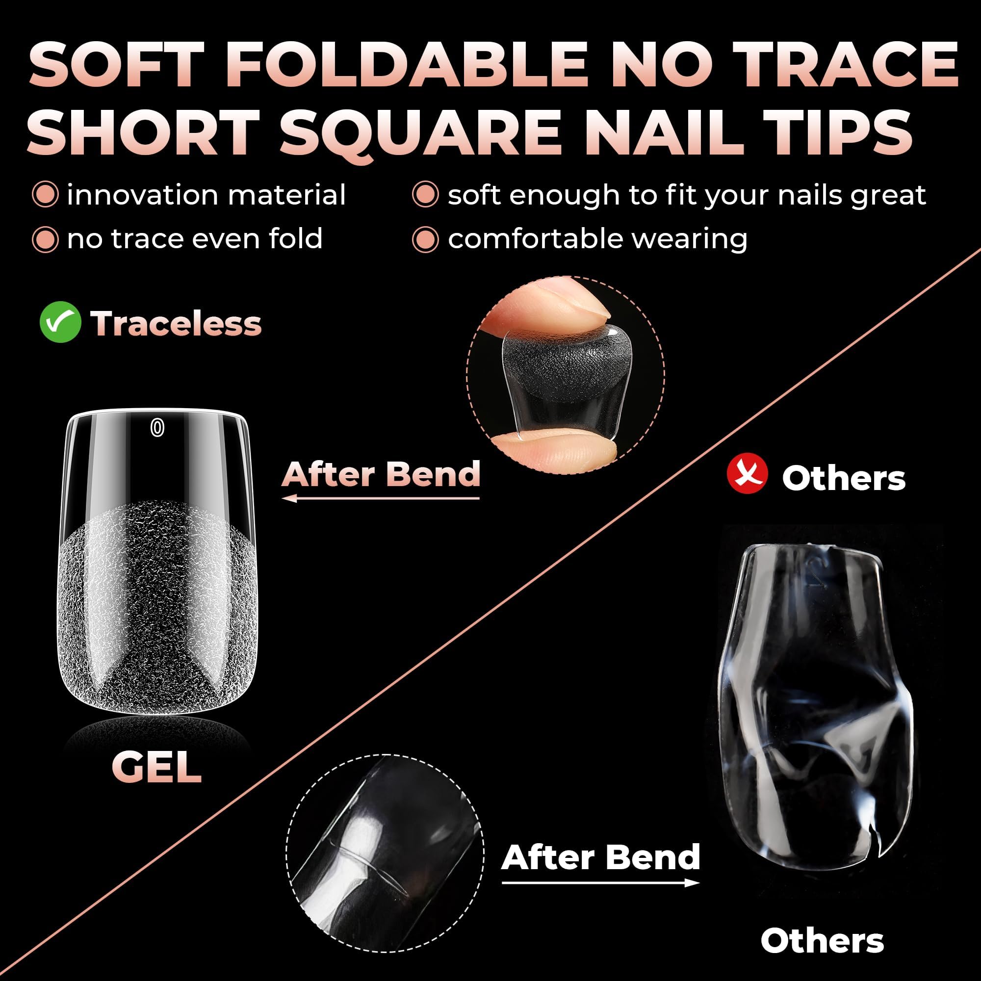 UNA GELLA pre-filed tips for quick nail upgrades at home.