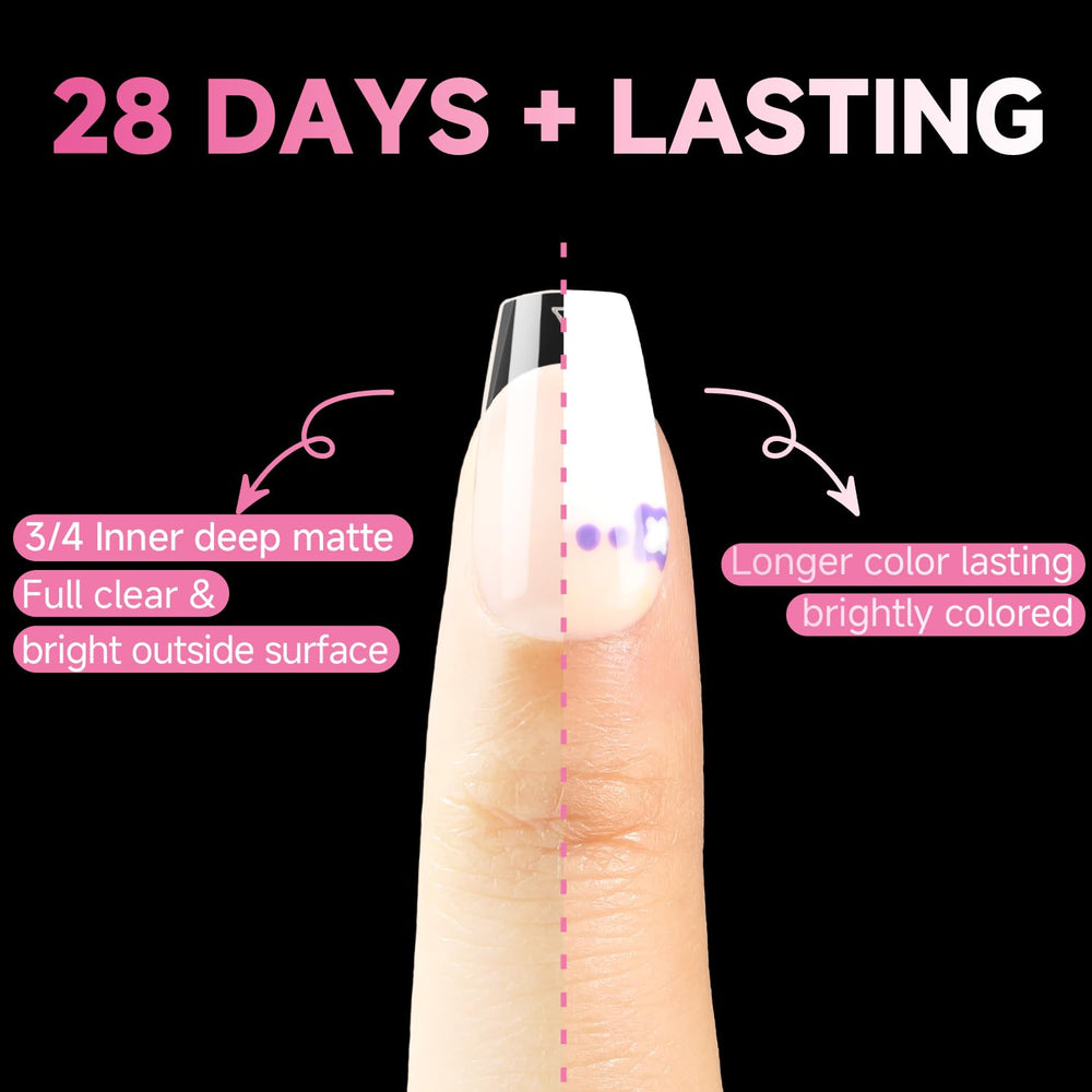 UNA GELLA no-trace coffin tips prevent marks during application